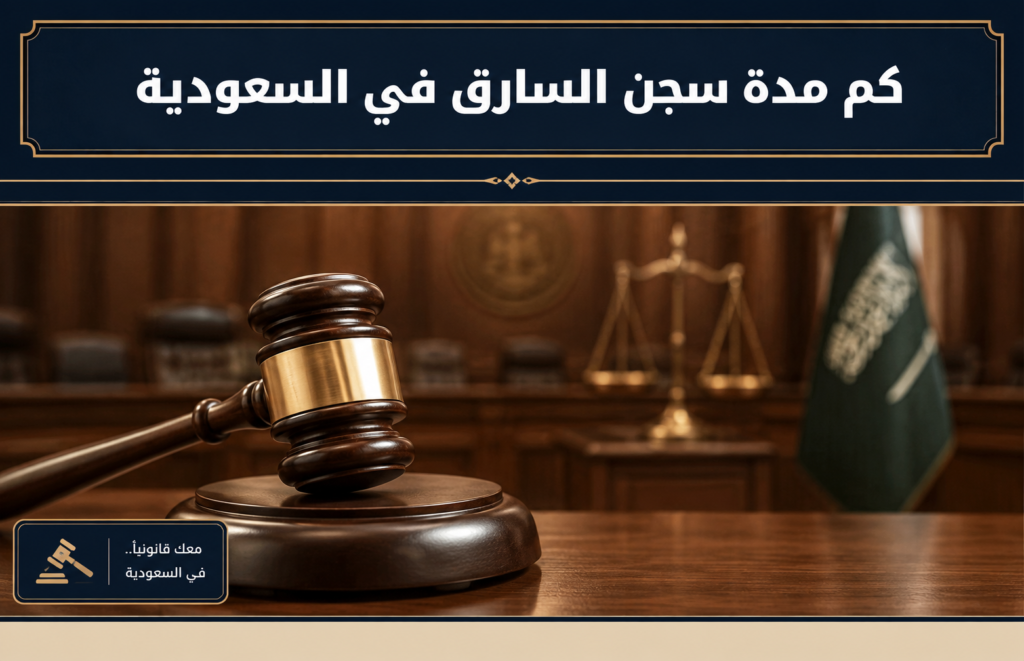 كم مدة سجن السارق في السعودية والعوامل المؤثرة في عقوبة السرقة