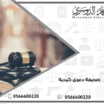 صحيفة دعوى كيدية