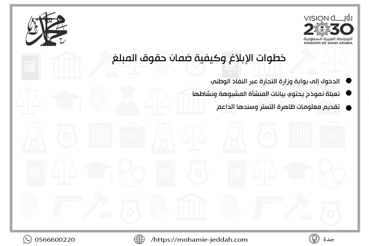 خطوات الإبلاغ وكيفية ضمان حقوق المبلغ