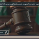 شروط الخلع في السعودية: فهم حقوق الزوجة وإجراءات الخلع وفقاً للنظام السعودي 1 شروط الخلع في السعودية وما يلزم الزوجة قبل طلب إنهاء عقد الزواج